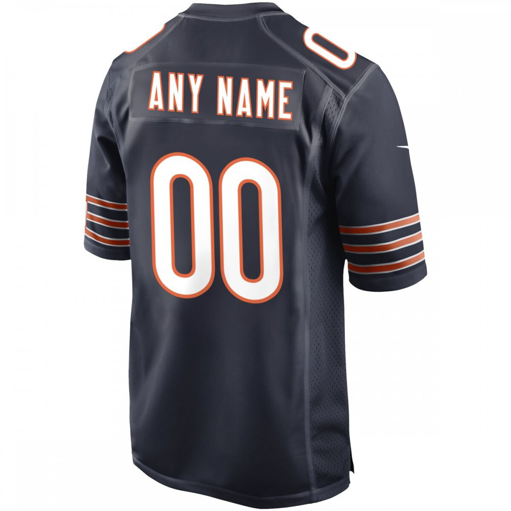 Chicago Bears Nike Custom Youth Game Jersey - Navy-GridironStore